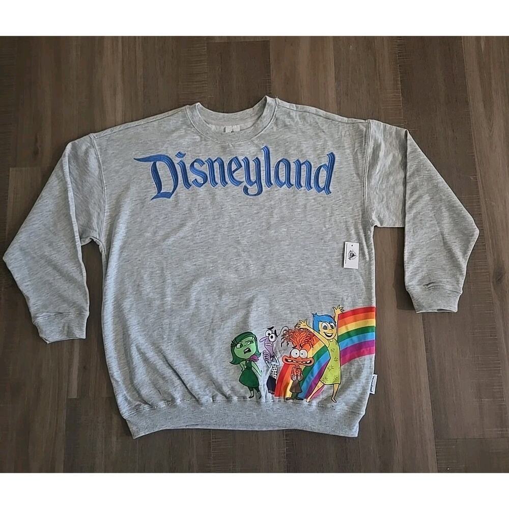 Disneyland Resort Pixar Inside Out 2 Pullover Sweatshirt Medium New 2025 Anxiety